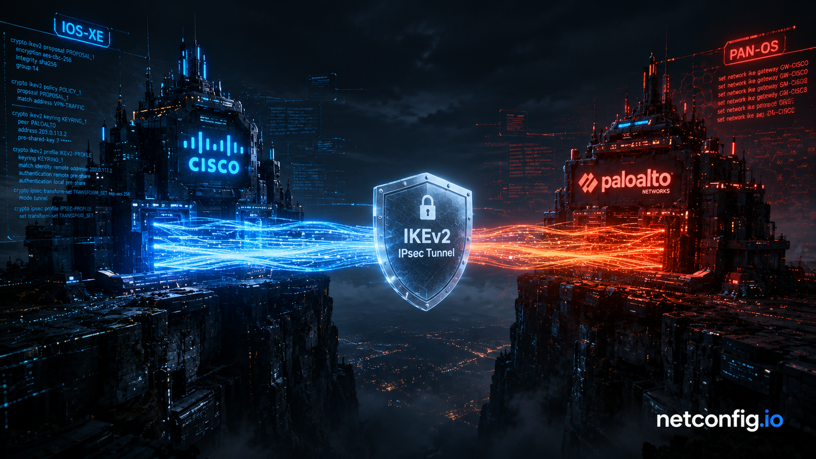 Cisco to Palo Alto IKEv2 VPN