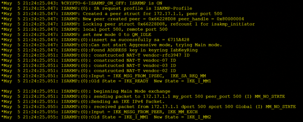 Cisco IKEv1 Debug Commands and States - Phase 1 & 2 1 Cisco IKEv1 debug